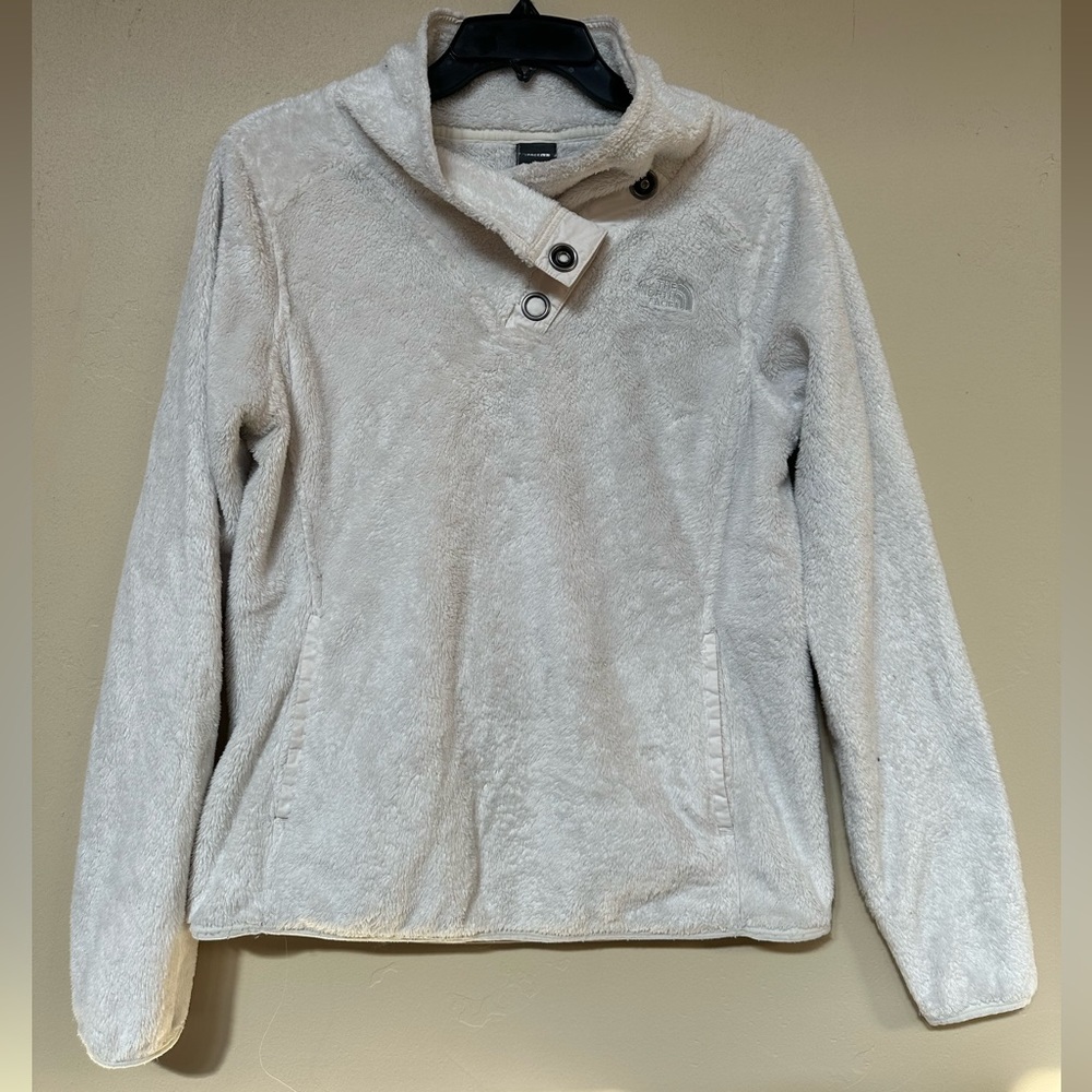 The North Face Fleece Three Snap Medium Pile Pullover Women’s Small